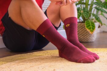Meias Singular Vermelho 22- Coleção Singularidade (39-42)