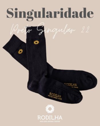 Meias Singular Preto 22- Coleção Singularidade (39-42)