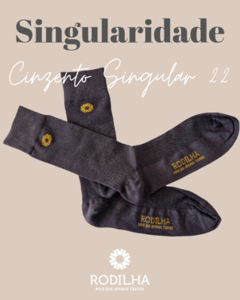 Meias Singular Cinzento 22- Coleção Singularidade (39-42)