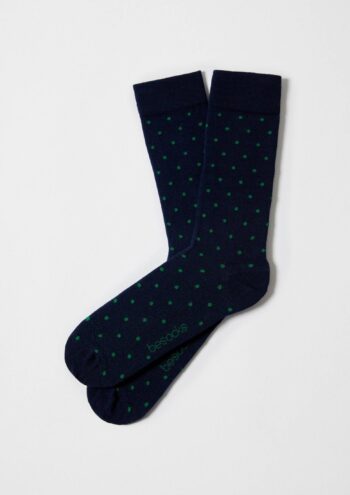 BeDots Navy - Meias 100% Algodão Biológico