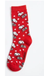 Snoopy e dos Peanuts vermelho